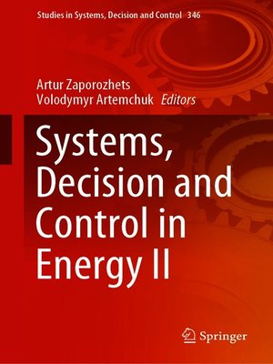 cover image of Systems, Decision and Control in Energy II